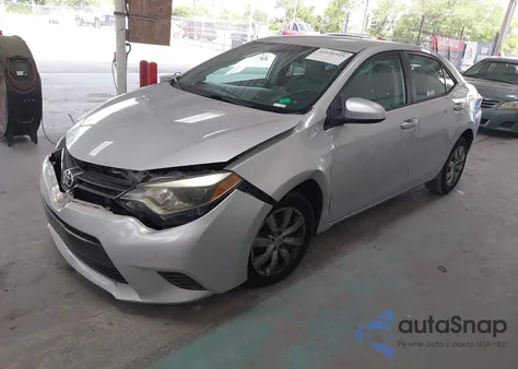 2016 Toyota Corolla Le from USA, damaged, VIN 2T1BURHE1GC578593